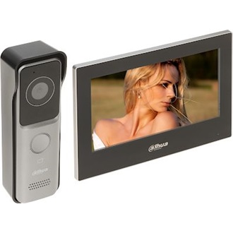 Dahua KTW02 Wi-Fi smart home kaputelefon-kapucsengő kit (VTO2311R-WP + VTH2621G-WP) IP65