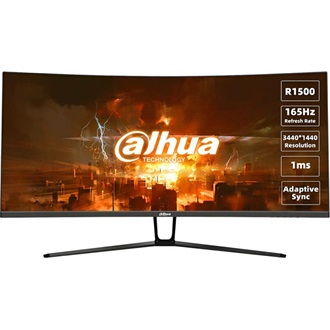 Dahua LM34-E330C 34" ívelt VA LED gaming monitor fekete-piros 165Hz