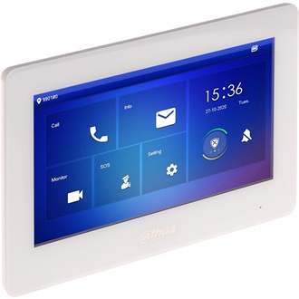 Dahua VTH5422HW 7" touchscreen LED kaputelefon monitor fehér