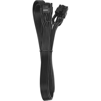 DeepCool 2db Power 8pin PCIe -> 1db Power 16pin PCIe 12VHPWR tápkábel 0.65m fekete