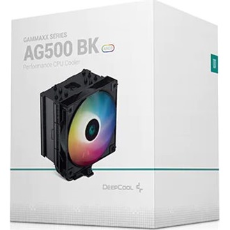 DeepCool AG500 BK ARGB processzor hűtő fekete