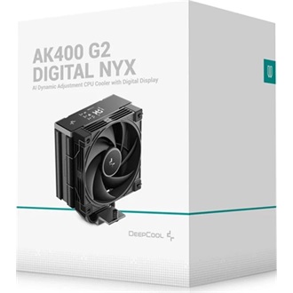 DeepCool AK400 G2 DIGITAL NYX processzor hűtő fekete