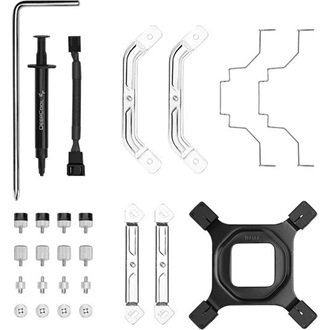 DeepCool AK500 DIGITAL WH processzor hűtő fehér