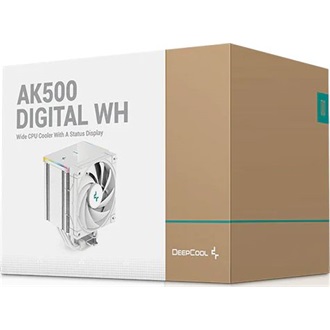 DeepCool AK500 DIGITAL WH processzor hűtő fehér