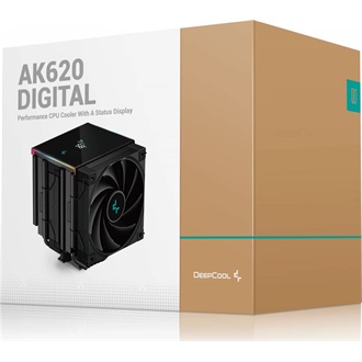 DeepCool AK620 DIGITAL PRO processzor hűtő fekete