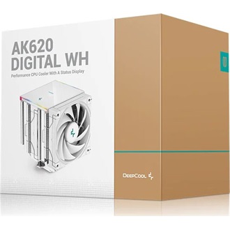 DeepCool AK620 DIGITAL WH processzor hűtő fehér