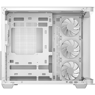 DeepCool CG530U 4F táp nélküli ablakos Mid Tower számítógépház fehér