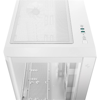 DeepCool CG530U 4F táp nélküli ablakos Mid Tower számítógépház fehér