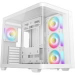 DeepCool CG530U 4F táp nélküli ablakos Mid Tower számítógépház fehér