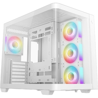DeepCool CG530U 4F táp nélküli ablakos Mid Tower számítógépház fehér