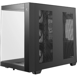 DeepCool CG530U 4F táp nélküli ablakos Mid Tower számítógépház fekete