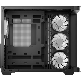 DeepCool CG530U 4F táp nélküli ablakos Mid Tower számítógépház fekete