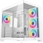 DeepCool CG530 4F WH táp nélküli ablakos Mid Tower számítógépház fehér