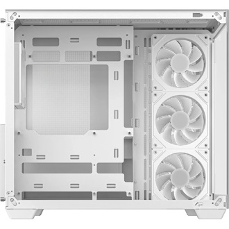 DeepCool CG530 4F WH táp nélküli ablakos Mid Tower számítógépház fehér