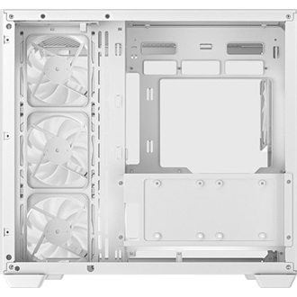 DeepCool CG530 4F táp nélküli ablakos Mid Tower számítógépház fehér