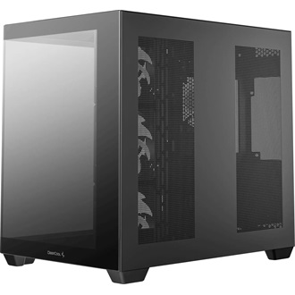 DeepCool CG530 4F táp nélküli ablakos Mid Tower számítógépház fekete