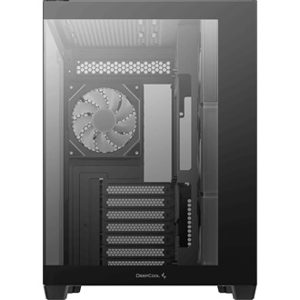 DeepCool CG530 4F táp nélküli ablakos Mid Tower számítógépház fekete