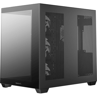 DeepCool CG530 4F táp nélküli ablakos Mid Tower számítógépház fekete