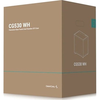 DeepCool CG530 WH táp nélküli ablakos Mid Tower számítógépház fehér