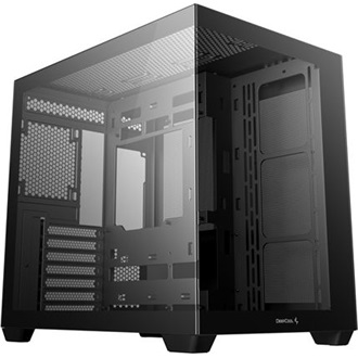 DeepCool CG530 táp nélküli ablakos Mid Tower számítógépház fekete