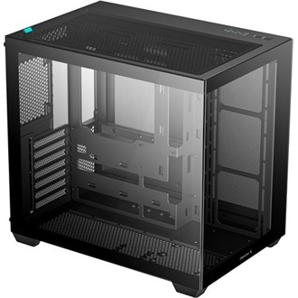 DeepCool CG530 táp nélküli ablakos Mid Tower számítógépház fekete
