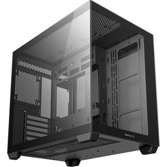 DeepCool CG530 táp nélküli ablakos Mid Tower számítógépház fekete