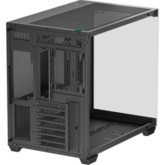 DeepCool CG530 táp nélküli ablakos Mid Tower számítógépház fekete