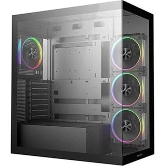 DeepCool CG580 4F V2 táp nélküli ablakos Mid Tower számítógépház fekete