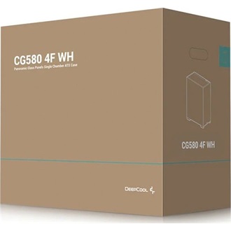 DeepCool CG580 4F WH táp nélküli ablakos Mid Tower számítógépház fehér