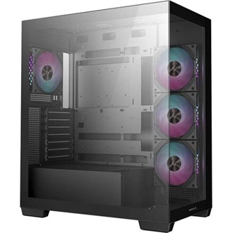 DeepCool CG580 4F táp nélküli ablakos Mid Tower számítógépház fekete