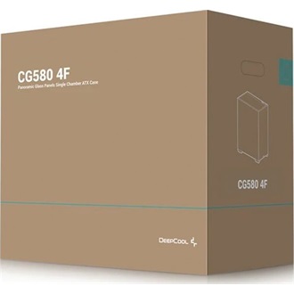 DeepCool CG580 4F táp nélküli ablakos Mid Tower számítógépház fekete