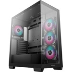DeepCool CG580 4F táp nélküli ablakos Mid Tower számítógépház fekete