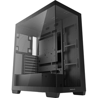 DeepCool CG580 4F táp nélküli ablakos Mid Tower számítógépház fekete