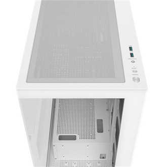 DeepCool CG580 táp nélküli ablakos Mid Tower számítógépház fehér
