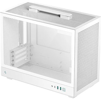 DeepCool CH160 PLUS táp nélküli ablakos MT Mini Tower számítógépház fehér