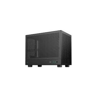DeepCool CH160 PLUS táp nélküli ablakos MT Mini Tower számítógépház fekete