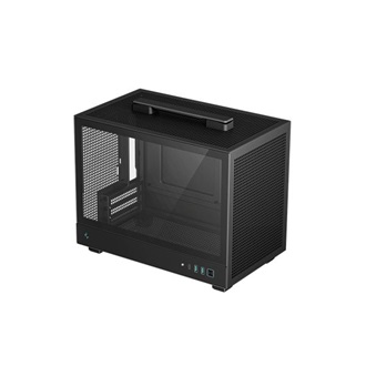 DeepCool CH160 táp nélküli ablakos SFF számítógépház fekete
