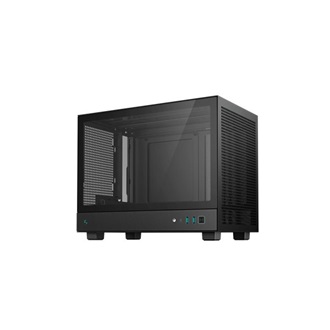 DeepCool CH160 táp nélküli ablakos SFF számítógépház fekete