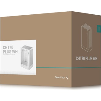 DeepCool CH170 PLUS táp nélküli ablakos Mid Tower számítógépház fehér