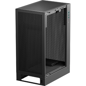 DeepCool CH170 PLUS táp nélküli ablakos Mid Tower számítógépház fekete
