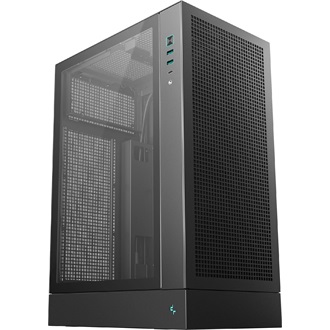 DeepCool CH170 PLUS táp nélküli ablakos Mid Tower számítógépház fekete