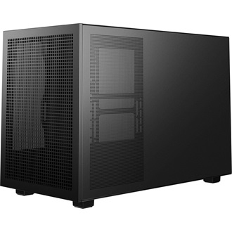 DeepCool CH260 Wood táp nélküli ablakos MT Mini Tower számítógépház fekete