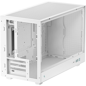 DeepCool CH260 táp nélküli ablakos MT Mini Tower számítógépház fehér