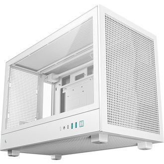 DeepCool CH260 táp nélküli ablakos MT Mini Tower számítógépház fehér