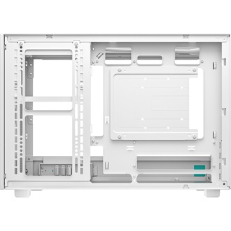 DeepCool CH260 táp nélküli ablakos MT Mini Tower számítógépház fehér