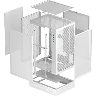 DeepCool CH270 DIGITAL WH táp nélküli ablakos MT Mini Tower számítógépház fehér