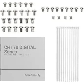 DeepCool CH270 DIGITAL WH táp nélküli ablakos MT Mini Tower számítógépház fehér
