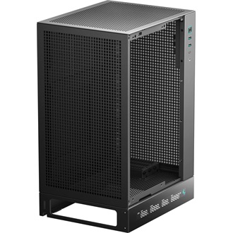 DeepCool CH270 DIGITAL táp nélküli ablakos MT Mini Tower számítógépház fekete