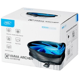DeepCool CPU Cooler - GAMMA ARCHER (21dB; max. 94,29 m3/h; 3pin csatlakozó; 12cm)