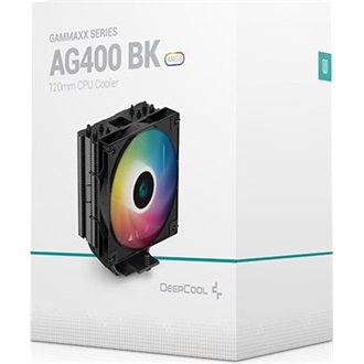 DeepCool AG400 BK ARGB processzor hűtő fekete
